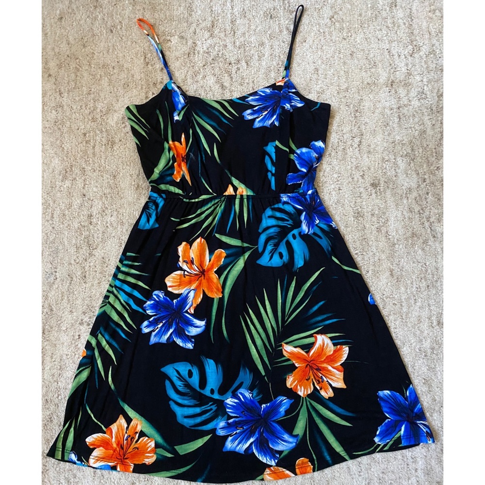 sundress / tropical floral dress